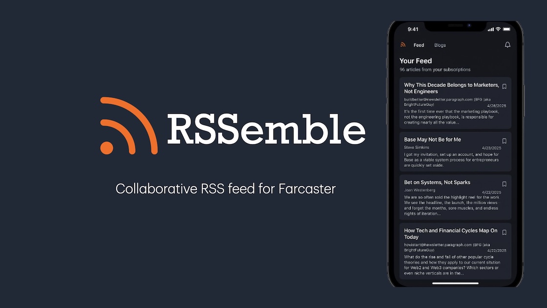 RSSemble - Farcaster Mini Apps